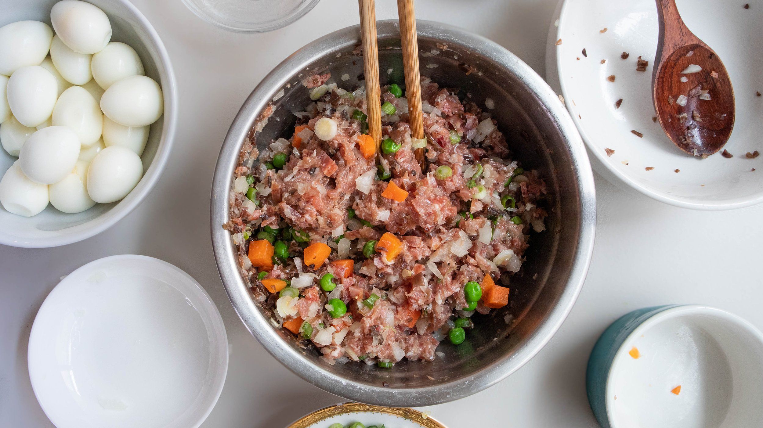 Banh bao filling