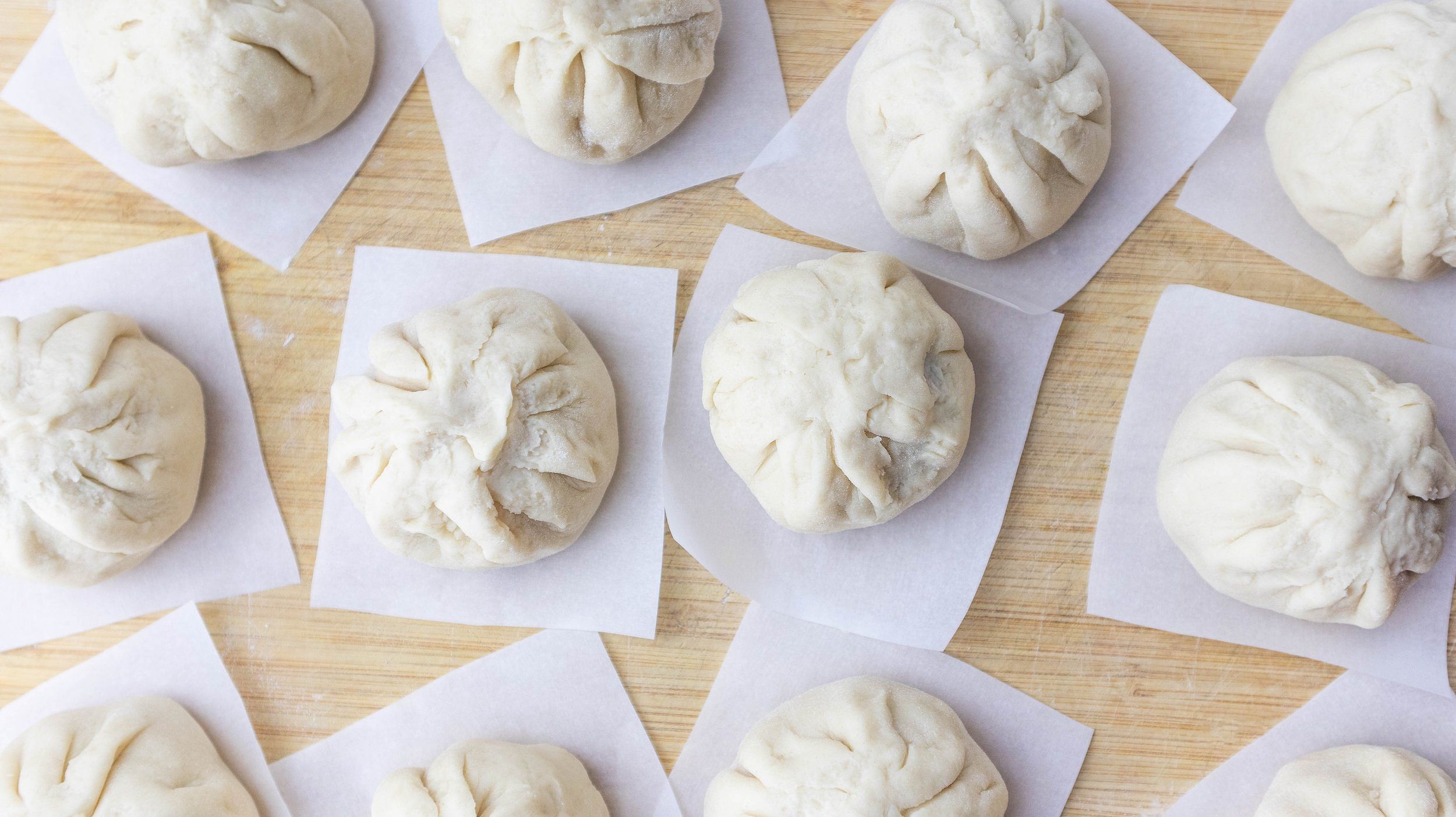 Banh bao ready for the steamer!