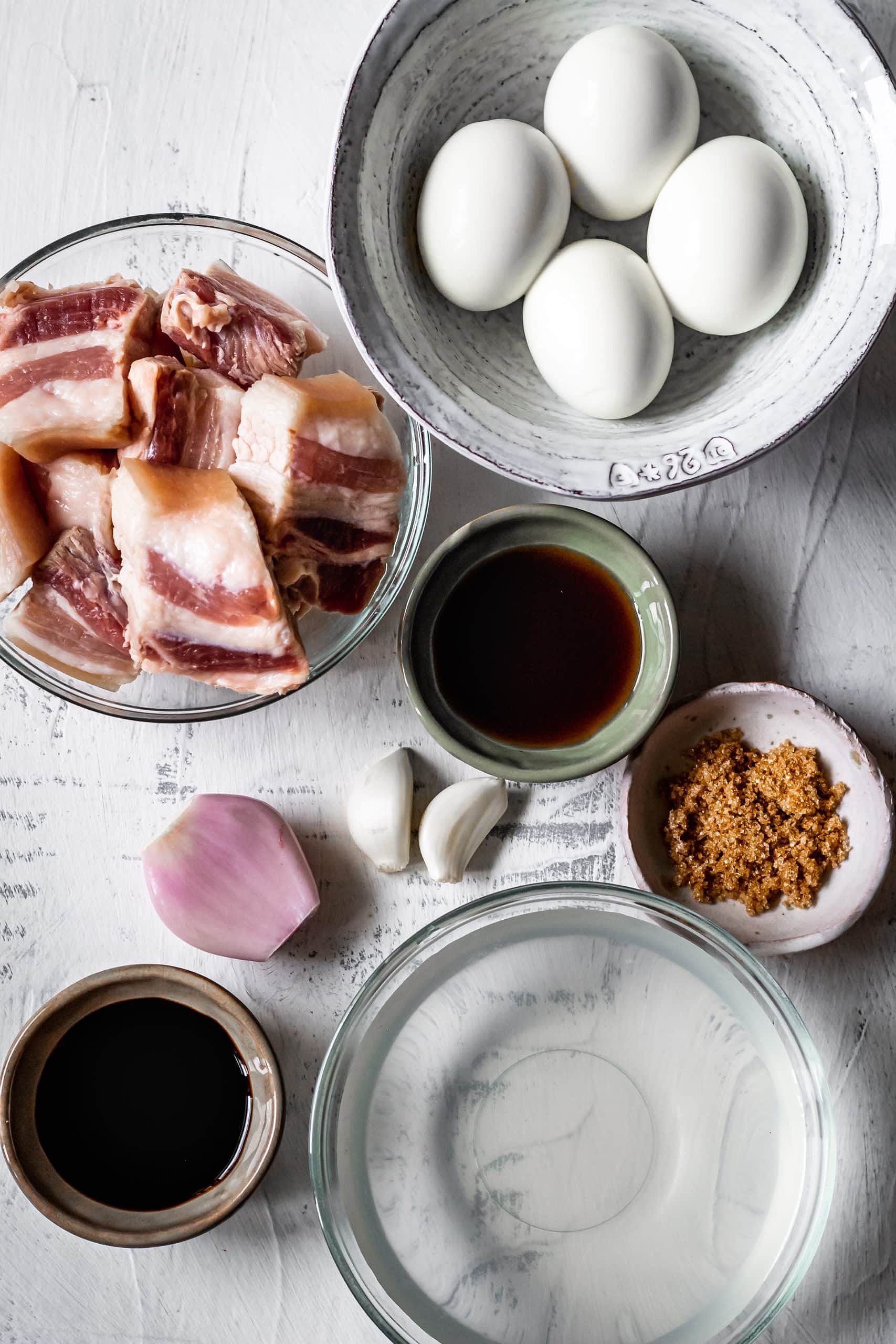 Ingredients for Thit Heo Kho Voi Trung