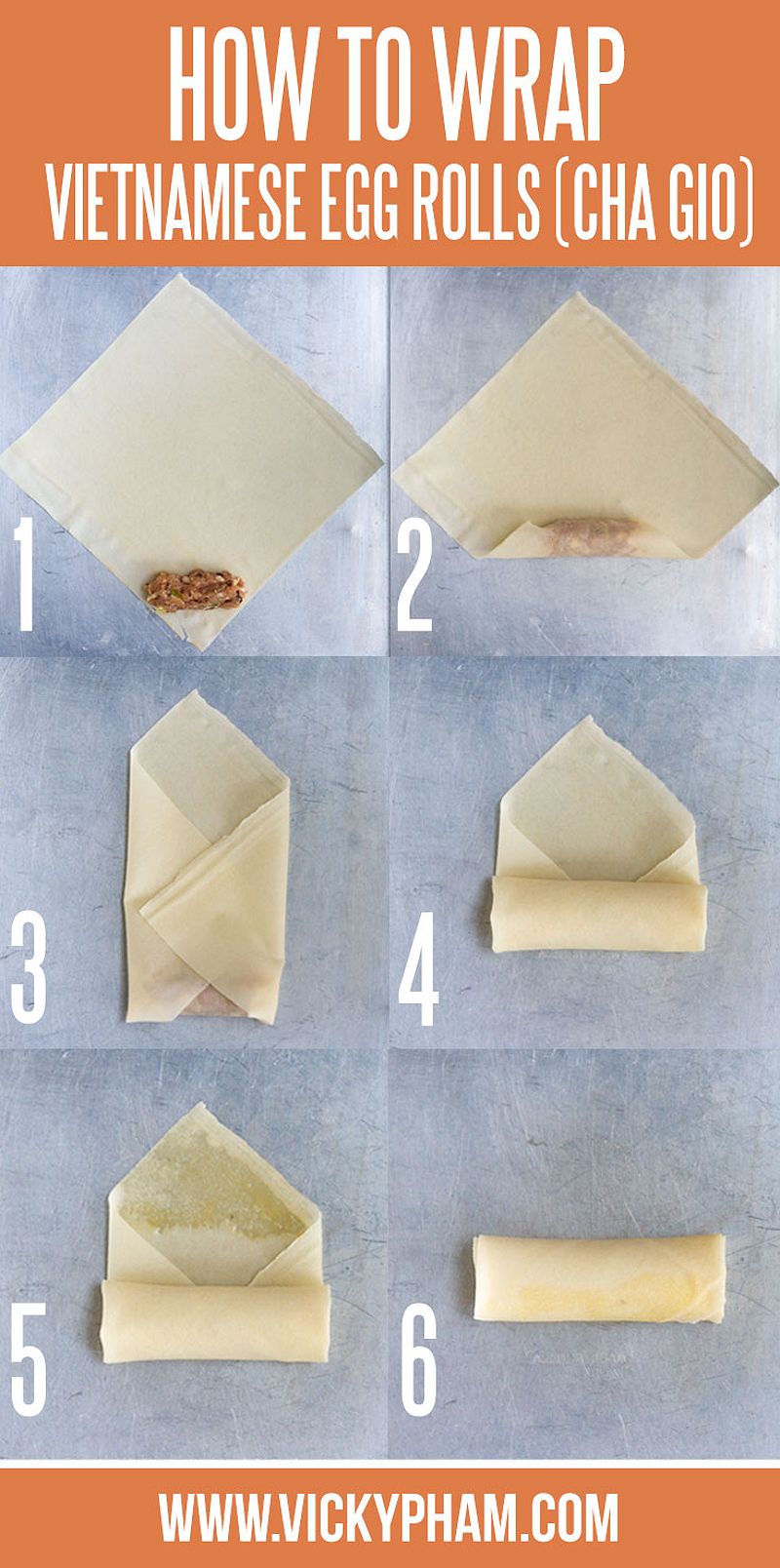 Step-by-Step Picture Guide: How to Roll an Egg Roll