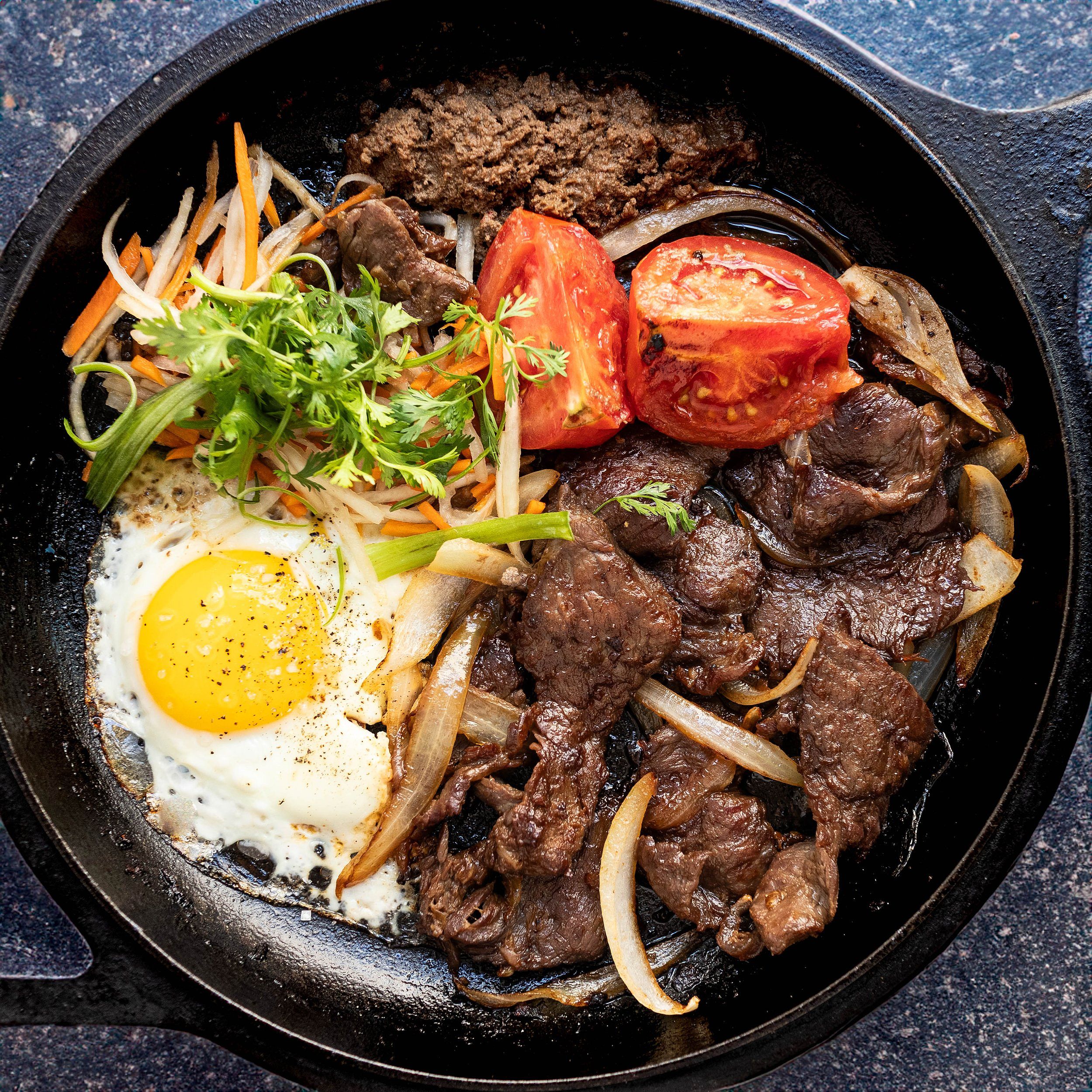 Vietnamese Steak and Eggs (Bò Né)