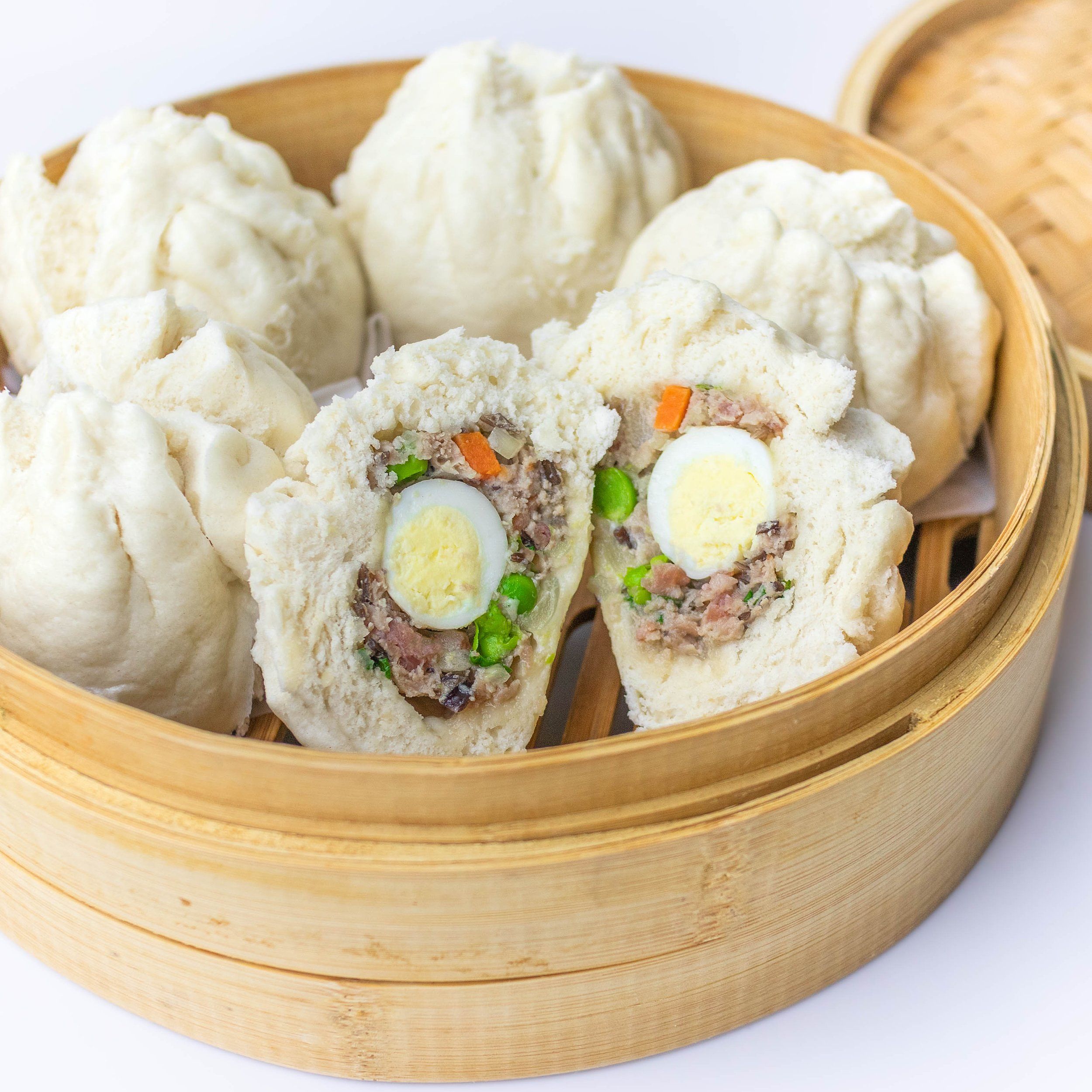 Vietnamese Steamed Pork Buns (Banh Bao)