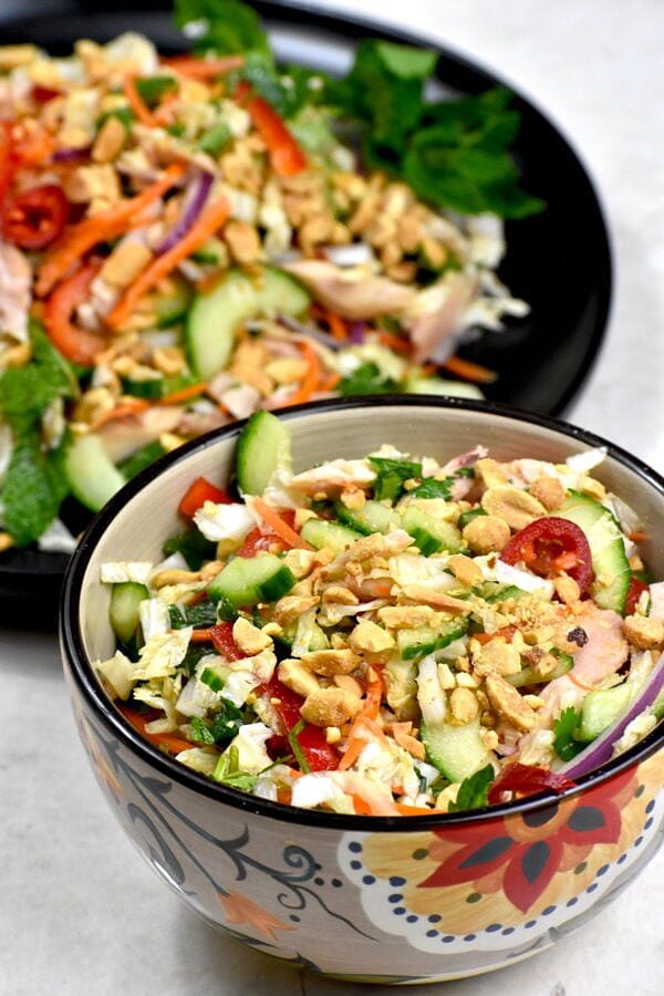 A Serving of Vietnamese Chicken Salad