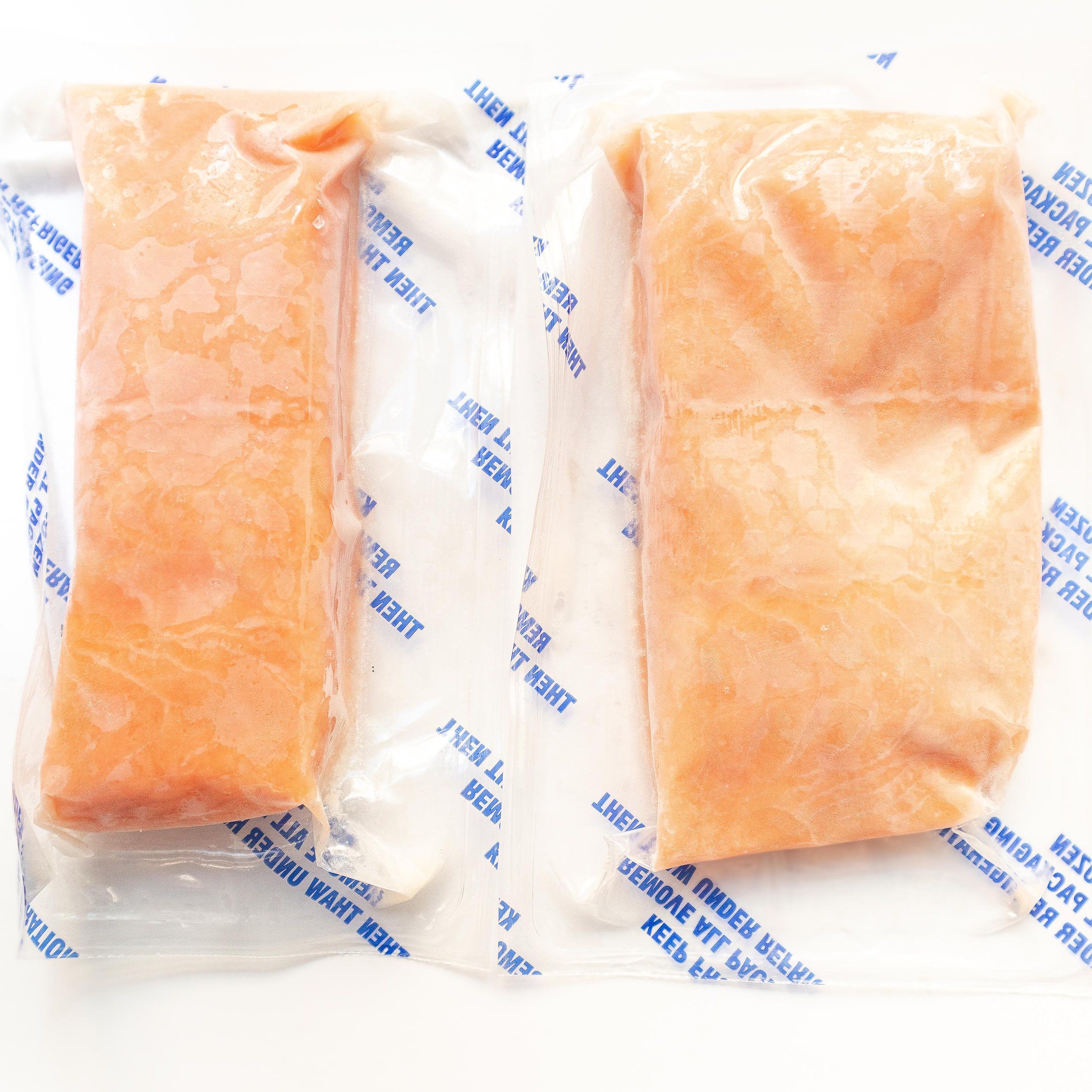 Costco frozen salmon fillets for alternative protein