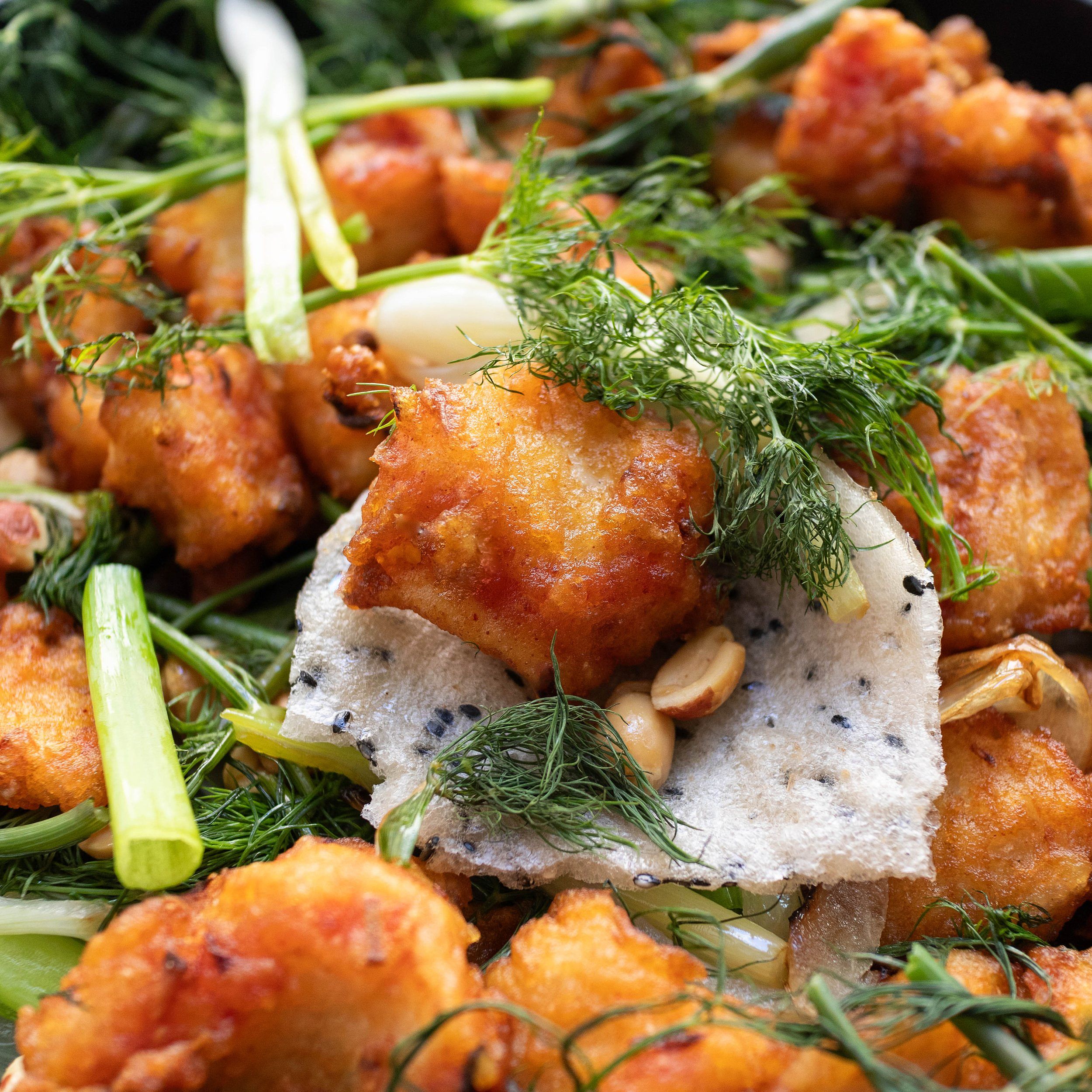 Hanoi Fried Fish with Turmeric and Dill