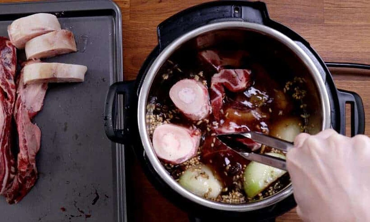 Instant Pot Pho broth preparation